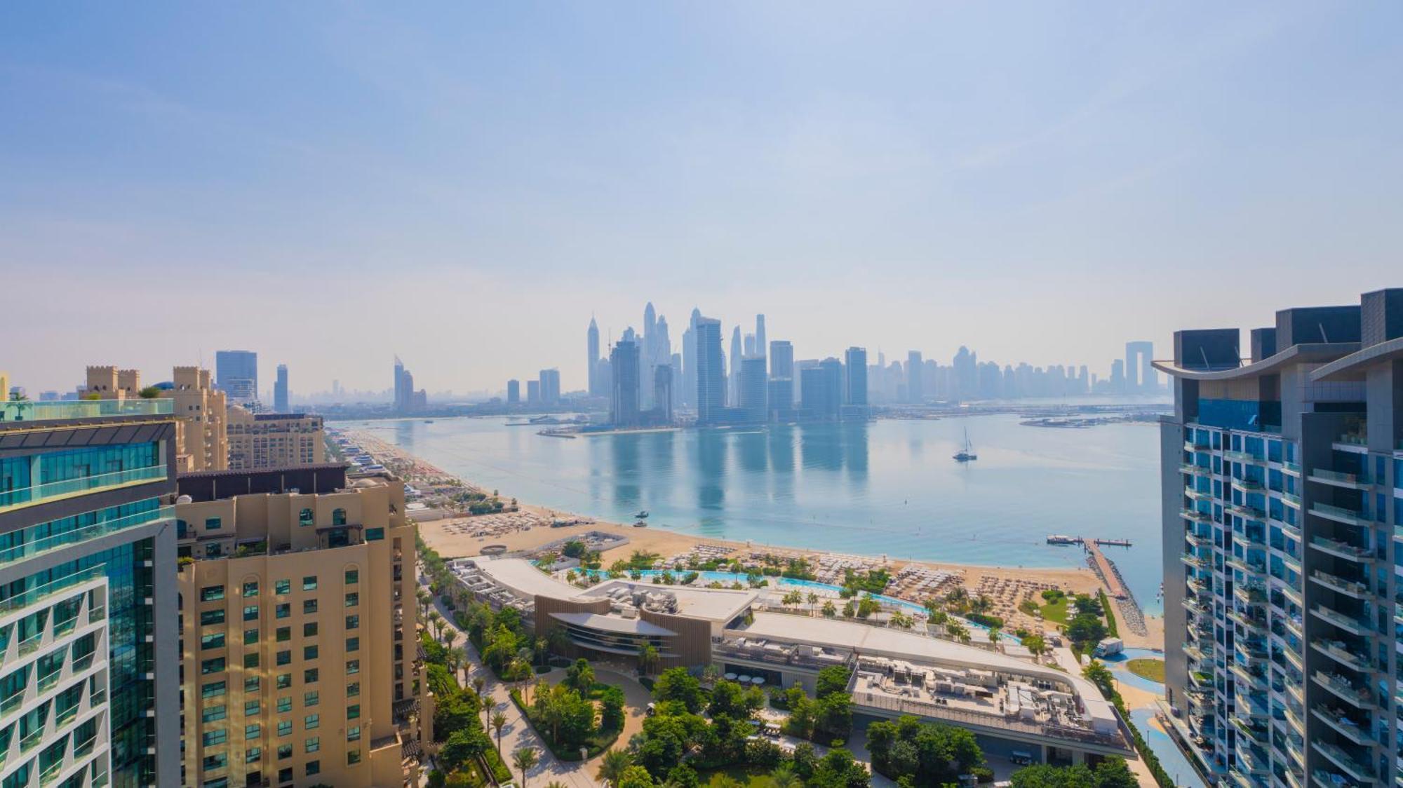 Studio With Pool And Private Beach Access On Palm Jumeirah Дубай Экстерьер фото