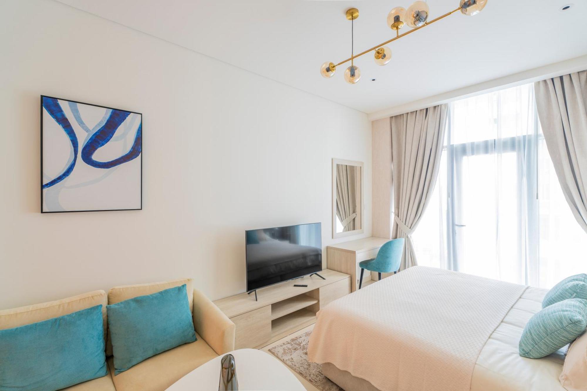 Studio With Pool And Private Beach Access On Palm Jumeirah Дубай Экстерьер фото
