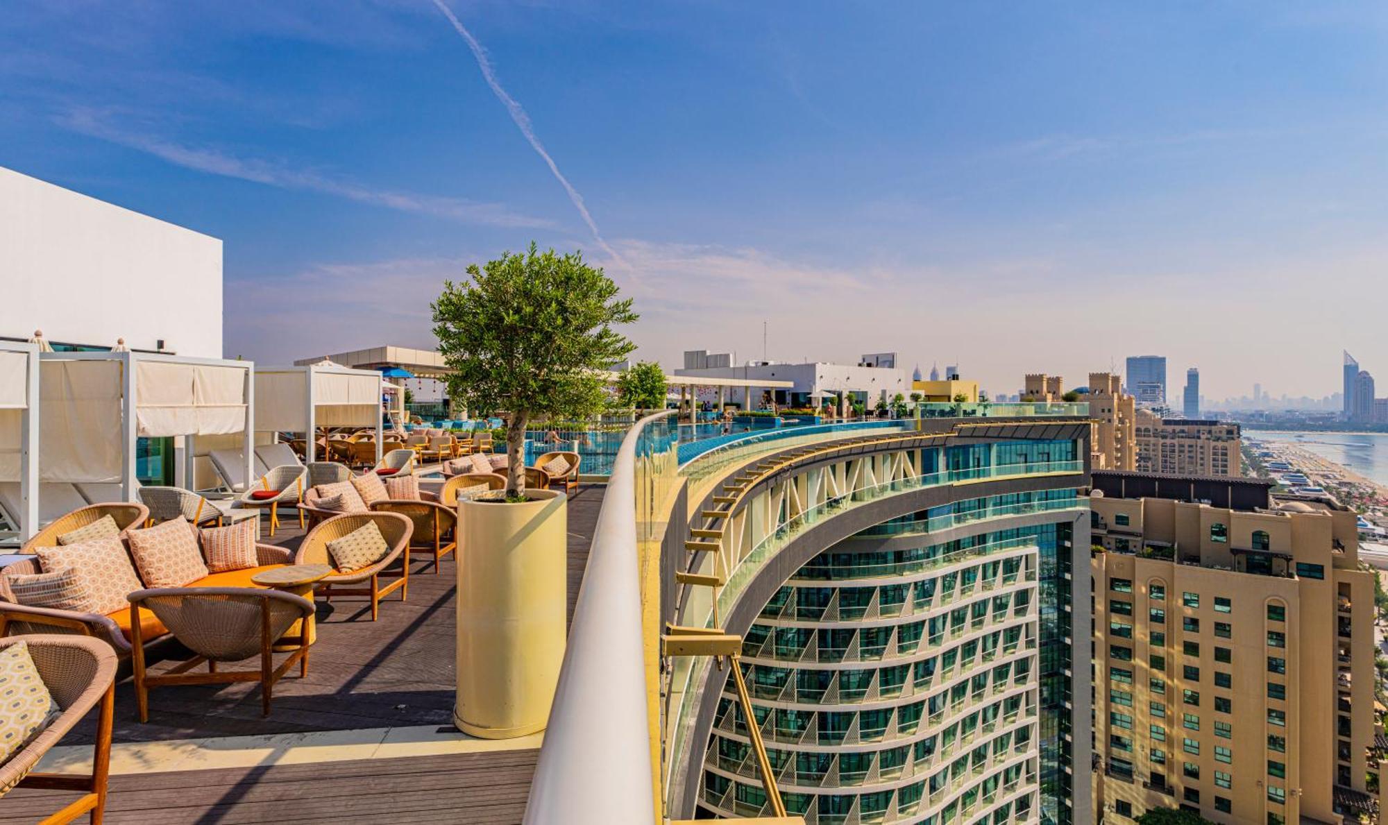 Studio With Pool And Private Beach Access On Palm Jumeirah Дубай Экстерьер фото